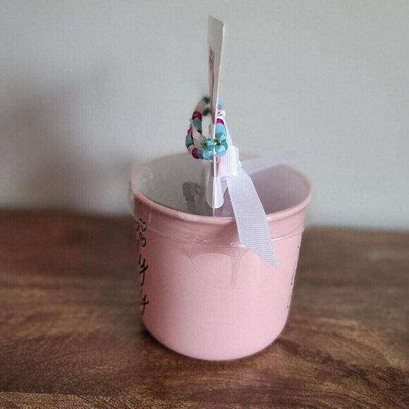 Eccolo Pink Mug Bracelet Gift Set Inspirational Self Motivated Coffee Tea Cup - Picture 3 of 10